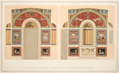 The east and south walls of Cardinal Bibbiena's stufetta